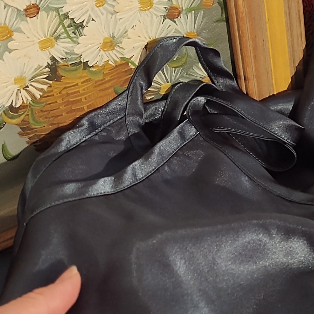 Dark Green Slip Dress Mid Length